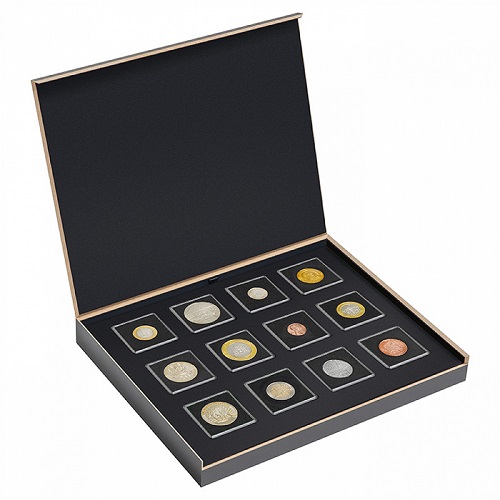 Etue LUXOR na mince, 12x QUADRUM (LUXORQ12) IN