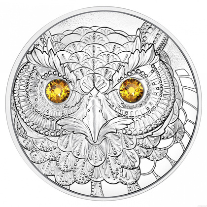 20 euro 2021 Rakúsko PROOF Europe - The wisdom of the Owl