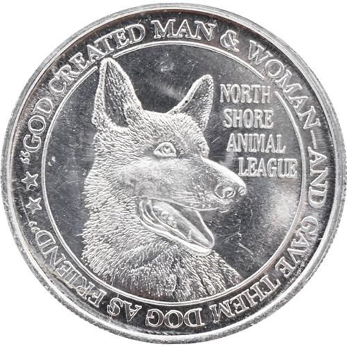 Medaila AL, North Shore Animal League USA