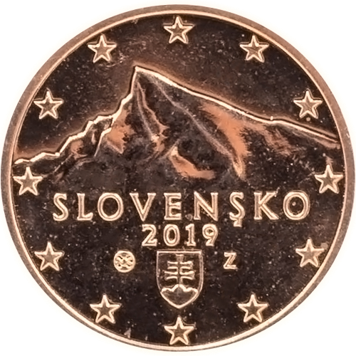 1 cent 2019 Slovensko ob.UNC