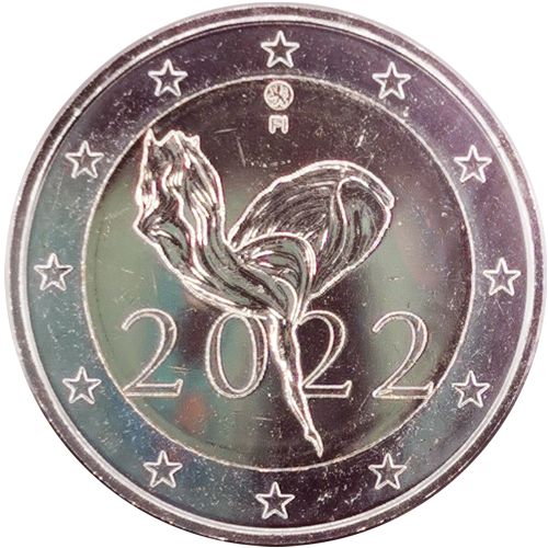2 euro 2022 Fínsko cc.UNC Fínsky národný balet