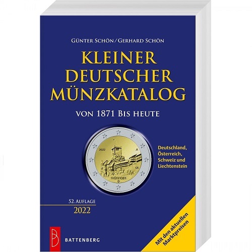 Katalóg mincí, Nemecké mince od roku 1871 po súčasnosť  (5102-2022) IN