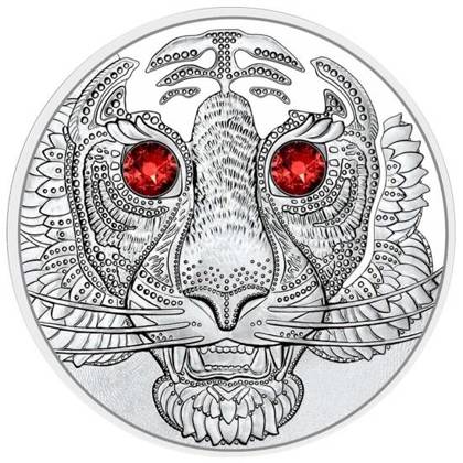 20 euro 2022 Rakúsko PROOF Asia The Power of the Tiger