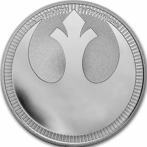 2 Dollars 2022 Niue BU 1 Oz Ag Rebel Alliance