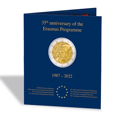 Album PRESSO na mince, na 23ks 2 euro Erasmus 2022