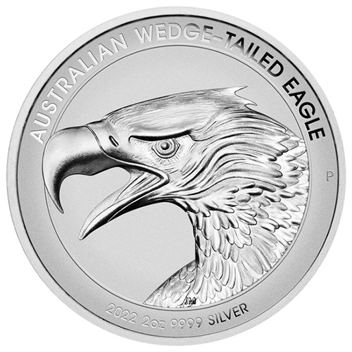 2 Dollars 2022 Austrália PROOF Ultra High Relief Piedfort 2 Oz Ag Eagle