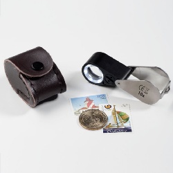 LED lupa precízna s UV lampou, 10x zoom (LU32LED) IN