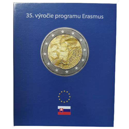 Album MULTIGRAF, na pamätné 2 euro v kapsli, séria ERASMUS