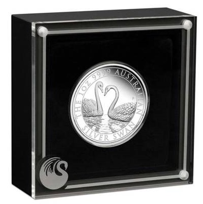 Dollar 2022 Austrália PROOF 1 Oz Ag Australian Swan (X:7:1)