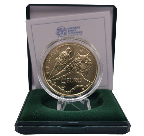 5 euro 2021 Slovensko BK etue Vlk Dravý (NBS)