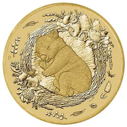 Dollar 2021 Austrália BU karta Sleeping Wombat