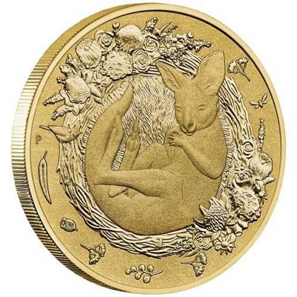 Dollar 2021 Austrália BU karta Sleeping Kangaroo