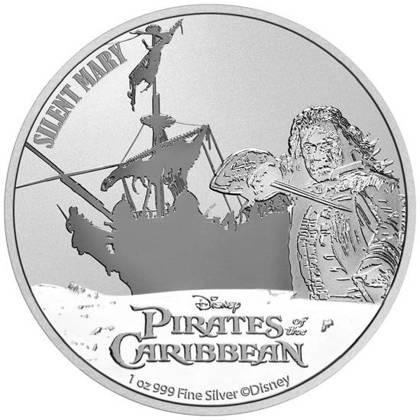 2 Dollars 2022 Niue BU 1 Oz Ag Silent Mary (Z:6:2)