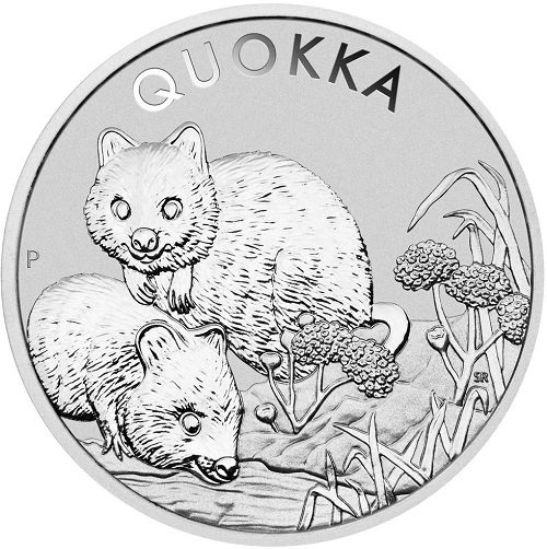 Dollar 2022 Austrália BU 1 Oz Ag Quokka (X:4:4)