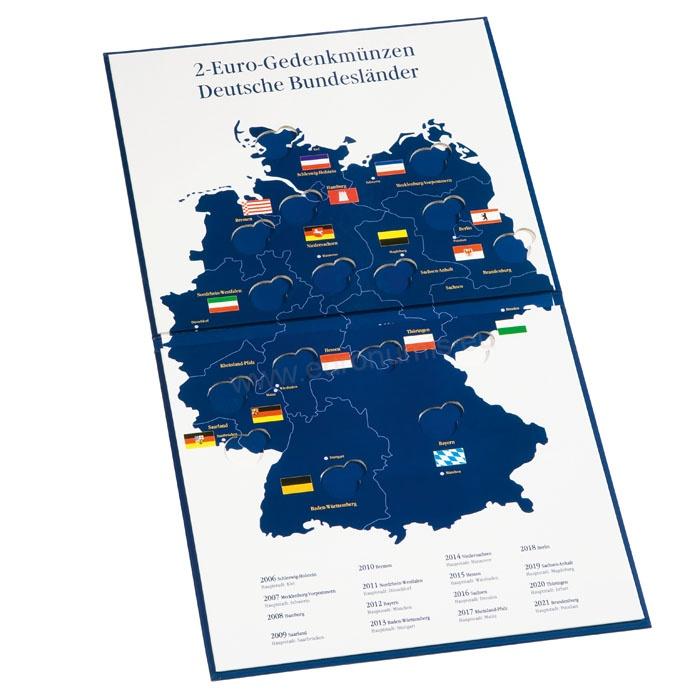Album PRESSO na mince, na 2 euro "Deutsche Bundesländer" 