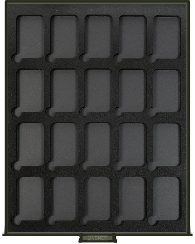 Mincový box, pre 20 mincí v kapsli 27x47mm, 1 oz. Dragon, dymový (S2933-4) IN