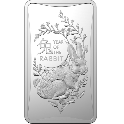 Dollar 2023 Austrália RAM BU 1/2 Oz Ag Lunar Rabbit (X:6:2)