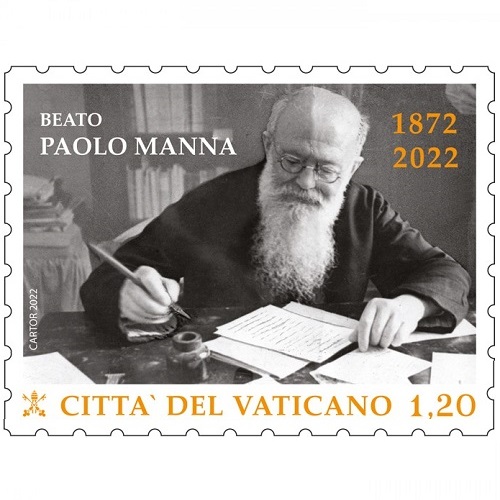 Známka 2022 Vatikán čistá, otec Paolo Manna