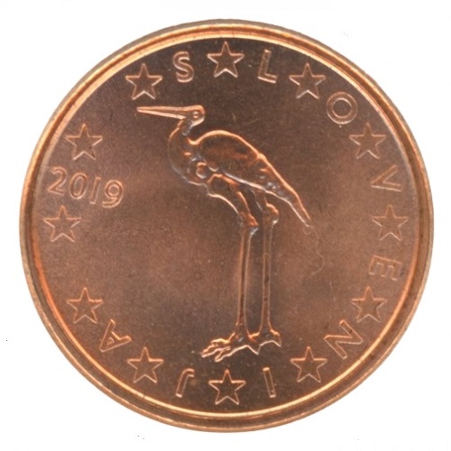 1 cent 2019 Slovinsko ob.UNC