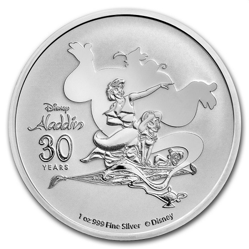 2 Dollars 2022 Niue BU 1 Oz Ag Aladdin (Z:6:6)