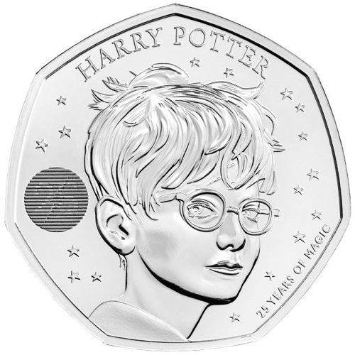 50 Pence 2022 Anglicko BU karta Harry Potter