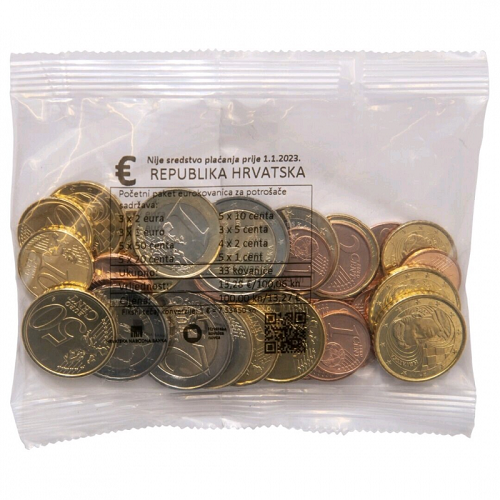 Štartovací balíček 2023 Chorvátsko UNC