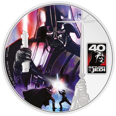 10 Dollars 2023 Niue PROOF 3 Oz Ag Return of the Jedi