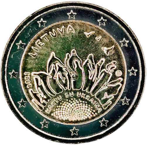 2 euro 2023 Litva cc.UNC Slobodu pre Ukrajinu