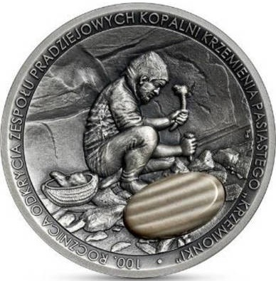 50 Zloty 2022 Polsko BU Pazurikove bane Krzemionki