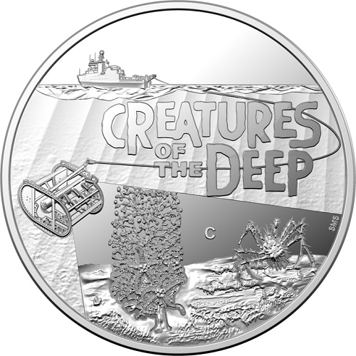 Dollar 2021 Austrália RAM PROOF Creatures of the Deep (X:9:5)