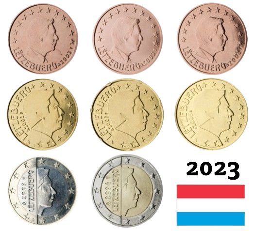 SET 2023 Luxembursko UNC (3,88€)