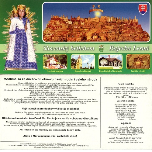 Pohľadnicová karta Slovensko čistá, Slovensky betlehem zelená (var.3)