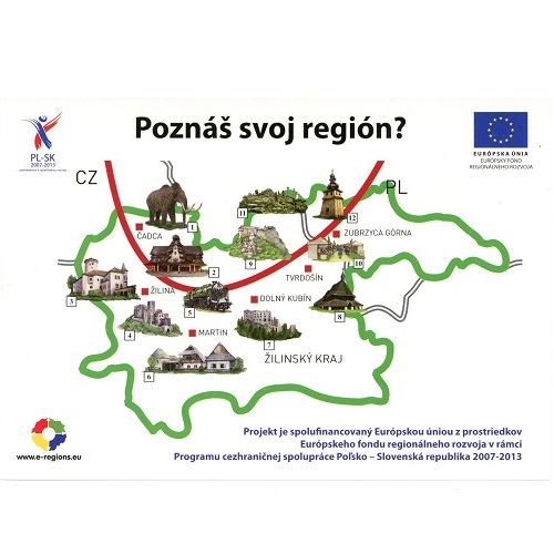 Pohľadnica Slovensko čistá, Žilinský kraj