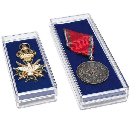 Kapsle na vyznamenania S, 98 x 44 x 22 mm, modré 5ks/bal. IN