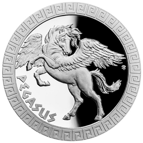 2 Dollars 2022 Niue PROOF 1 Oz Ag Pegasus