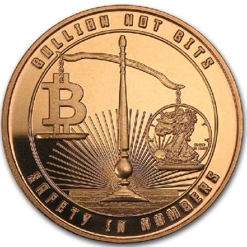 Medaila, ADVP OUNCE 999/1000 Cu, Bullion Not Bits