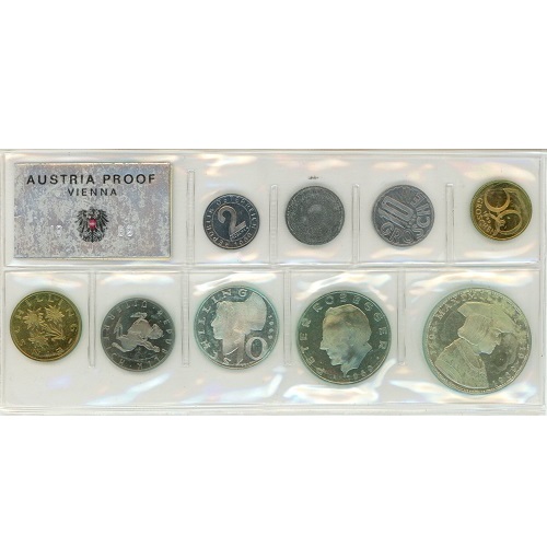 SADA 1969 Rakúsko PROOF (91,67 Schilling)