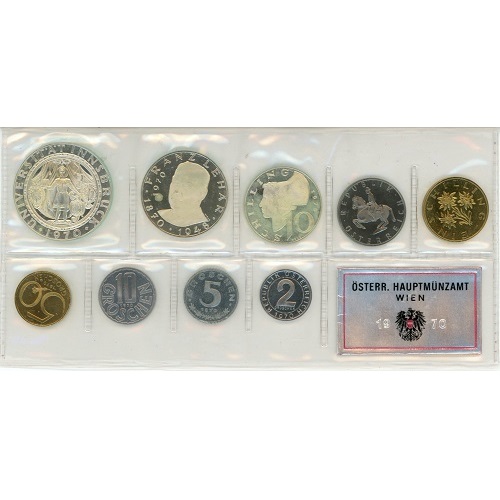 SADA 1970 Rakúsko PROOF (91,67 Schilling)