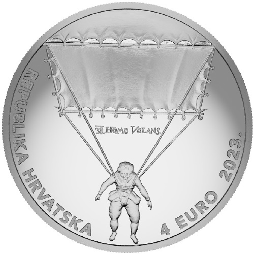 4 euro 2023 Chorvátsko BU 1 Oz Ag Faust Vrančić’s innovations (Y:6:3)