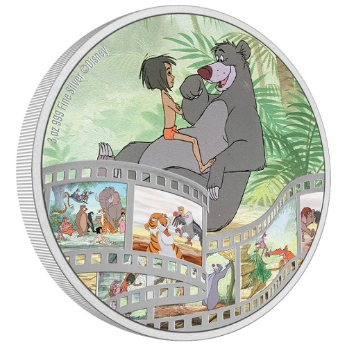 10 Dollars 2022 Niue PROOF farbená 3 Oz Ag Jungle Book 