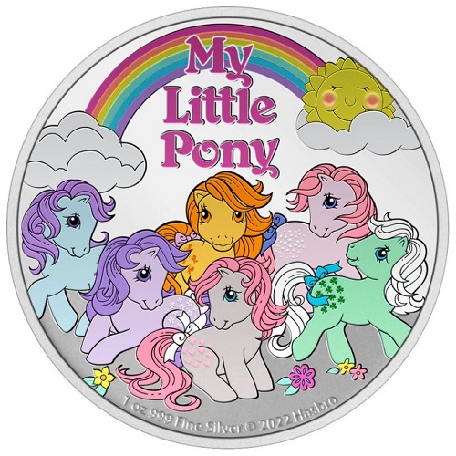 2 Dollars 2022 Niue PROOF farbená 1 Oz Ag My Little Pony