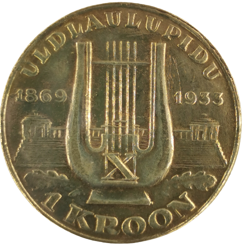 1 Kroon 1933 Estónsko, Spevácky festival