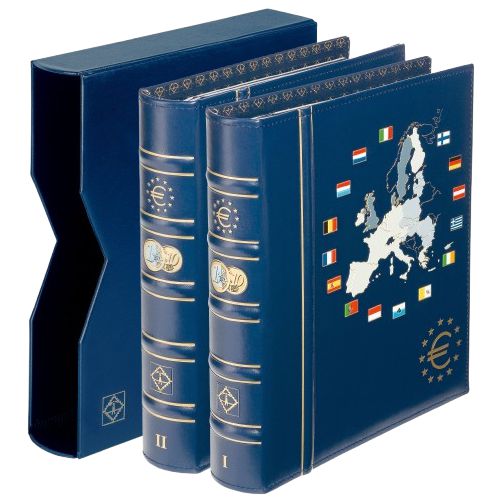 Album VISTA na Eurosady s kazetou,  Diel 1+2, starý + nový členovia EU, modrý