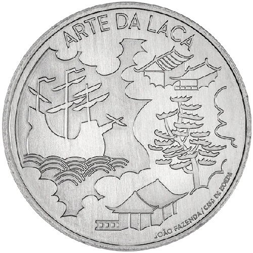 5 euro 2021 Portugalsko cc.UNC Umenie laku