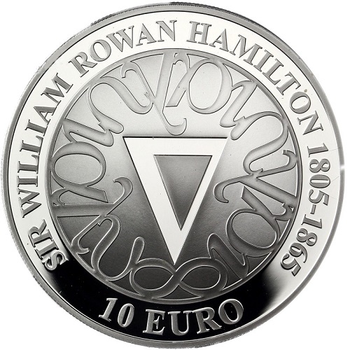 10 euro 2005 Írsko PROOF, William Rowan Hamilton