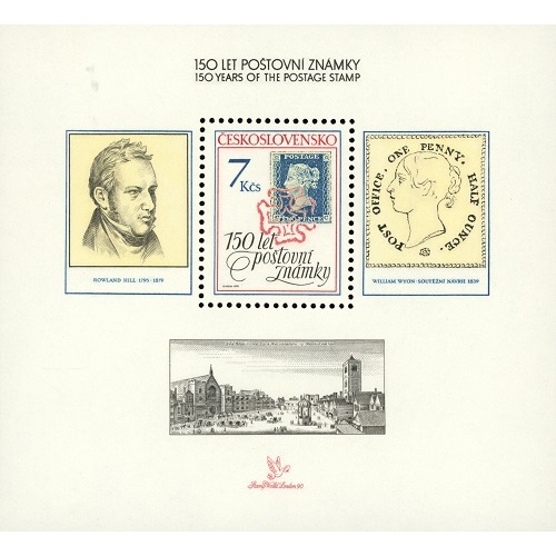 Hárček 1990 Československo čistý, 150 rokov poštovej známky
