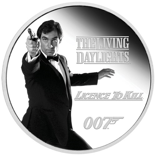 Dollar 2023 Tuvalu PROOF farbená 1 Oz Ag 007 Licence to Kill ( V:8:1 )