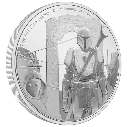 2 Dollars 2021 Niue PROOF 1 Oz Ag The Mandalorian – The Mandalorian