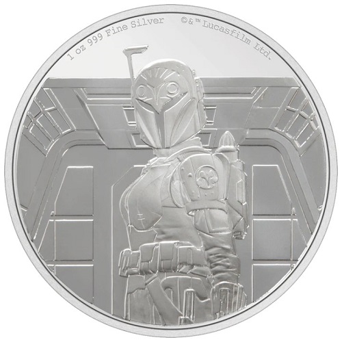 2 Dollars 2022 Niue PROOF 1 Oz Ag The Mandalorian - Bo-Katan Kryze