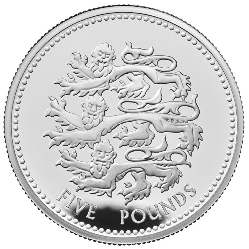 5 Pounds 2023 Anglicko PROOF Pride of England